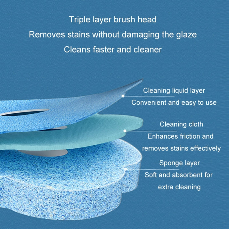 Luxuriate in Lavender: 6-Piece Disposable Toilet Brush Set with Lavender Scented Brush Heads for Effortless Cleaning