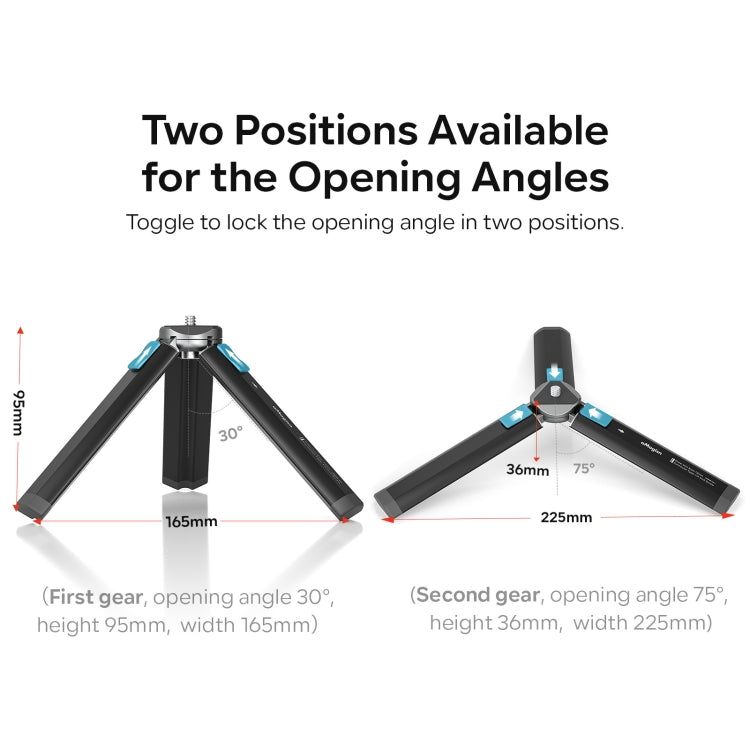 aMagisn AM11 Metal Desktop Tripod Mini Sports Camera SLR Accessories, AM11