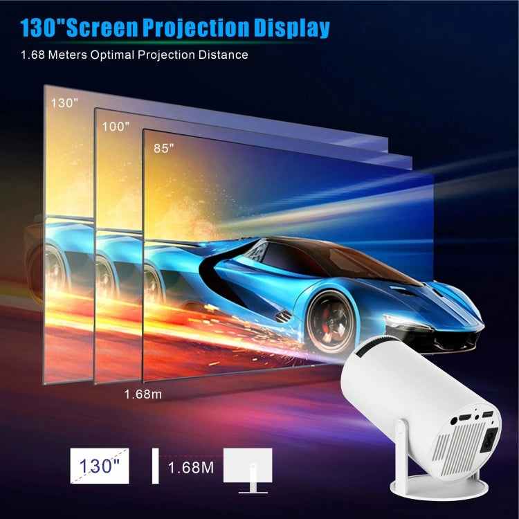 HY300 PRO Smart Projector Android 11.0 System 120 Lumen Portable Projector(UK Plug)