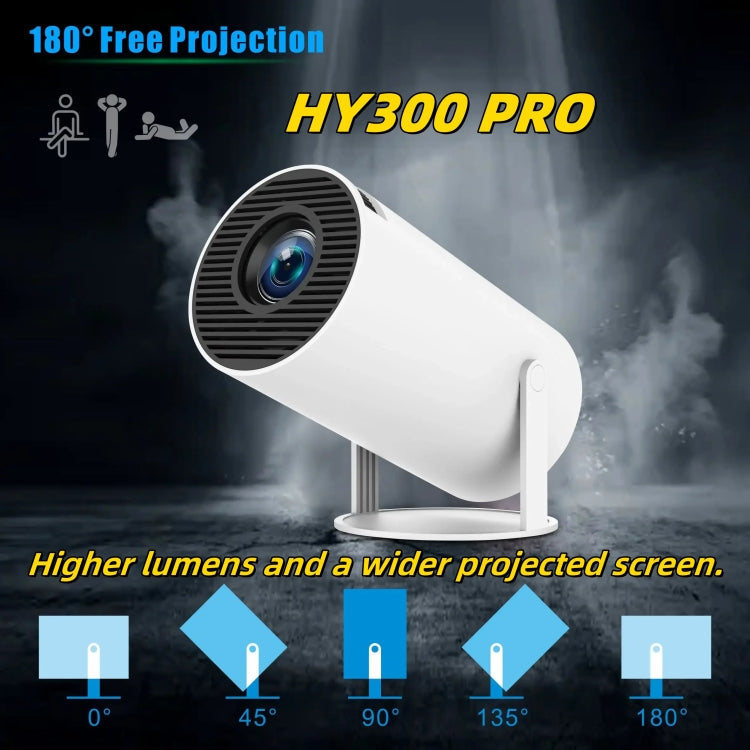 HY300 PRO Smart Projector Android 11.0 System 120 Lumen Portable Projector(UK Plug)