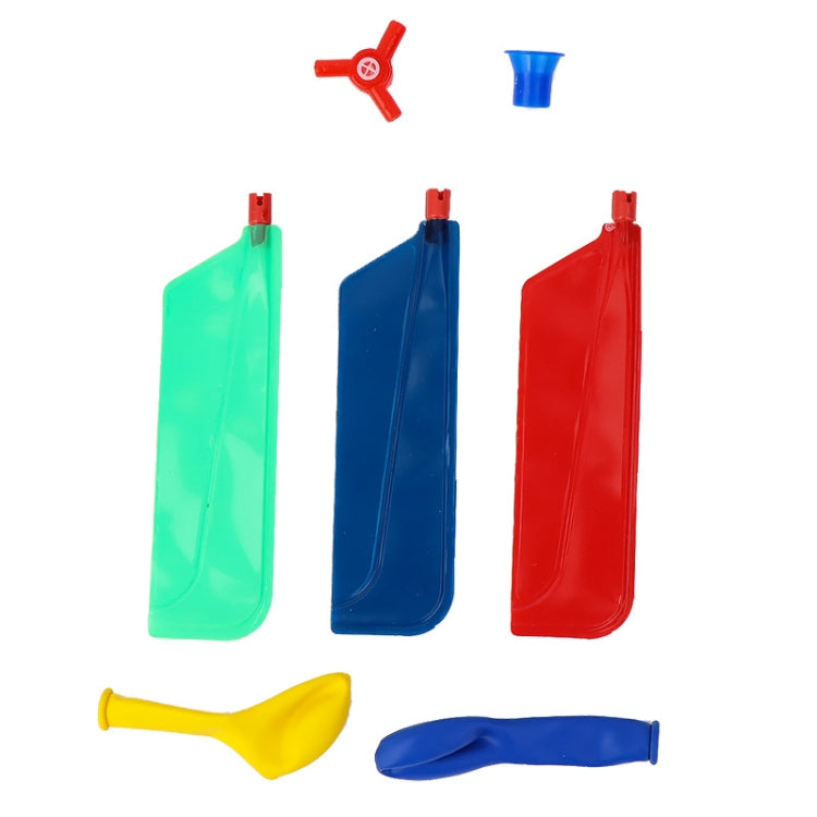 Homemade Propeller Balloon Helicopter Pupils Manual DIY Science Technology Invention Toy, DIY Propeller Balloon Helicopter