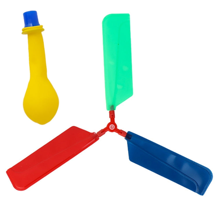 Homemade Propeller Balloon Helicopter Pupils Manual DIY Science Technology Invention Toy, DIY Propeller Balloon Helicopter