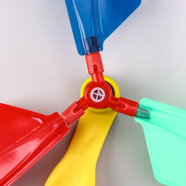 Homemade Propeller Balloon Helicopter Pupils Manual DIY Science Technology Invention Toy, DIY Propeller Balloon Helicopter