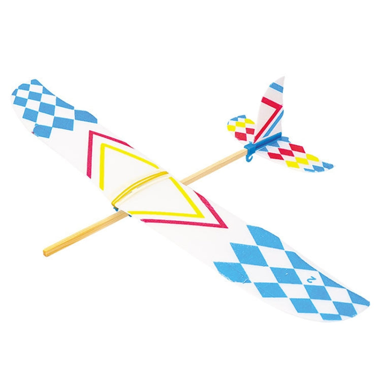 Rubber Bands Power Airplane Model DIY Technology Small Craft Children Science Experiment Class Puzzle Toy, Rubber Bands Power Airplane Model