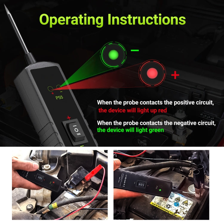 Automotive Electrical Circuit Tester System Short Circuit Tracking Positioning Diagnostic Instrument, P55
