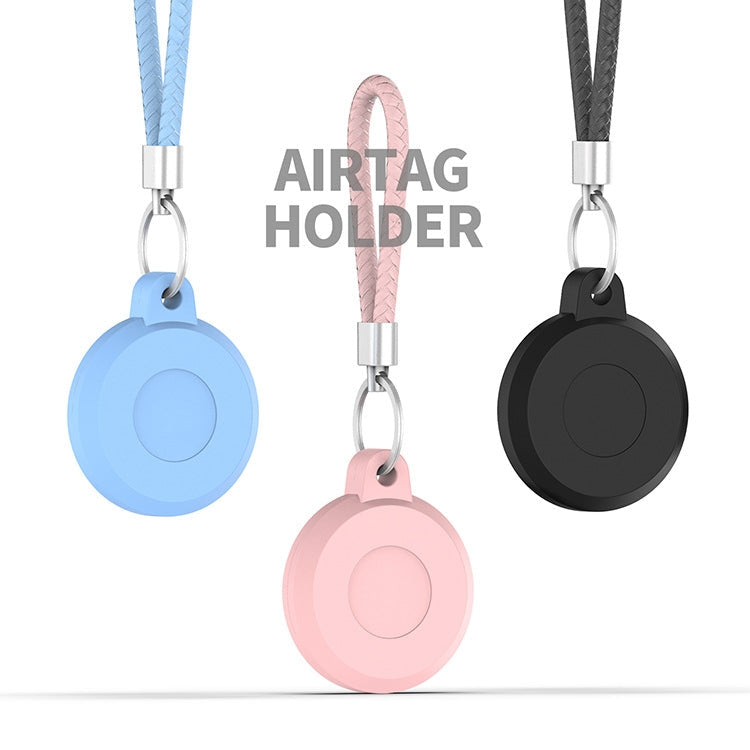 For AirTag 2nd Gen / AirTag 1st Gen Pet Plastic Waterproof Tracker Protective Case, Blue, Pink, Black