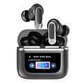 V8 Smart Color Screen Touch ANC Active Noise Reduction Wireless Bluetooth Earphones