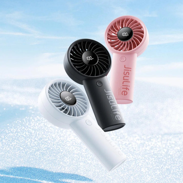 JisuLife Life4 Handheld Portable Small Rechargeable Fan, 5000mAh Gray, 5000mAh Black, 5000mAh Pink