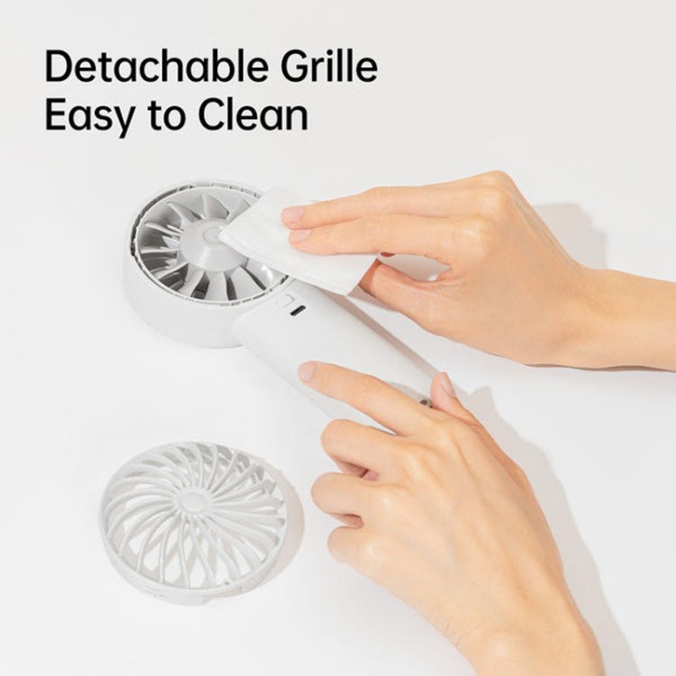 JisuLife Life4 Handheld Portable Small Rechargeable Fan, 5000mAh Gray, 5000mAh Black, 5000mAh Pink