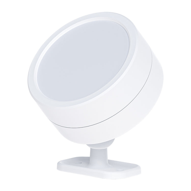 LED 360 Degree Rotating Lamp Magnetic Cabinet Spotlight Atmosphere Night Light, White, Black