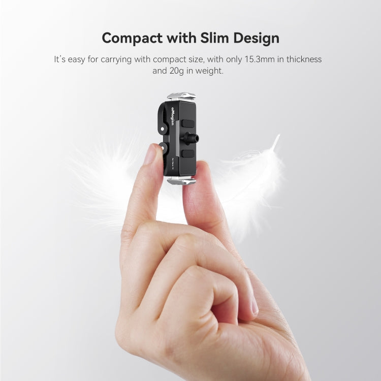 For GoPro HERO13 Black aMagisn Metal Magnetic Quick Release Base Dual Interface Adapter, For GoPro HERO13 Metal