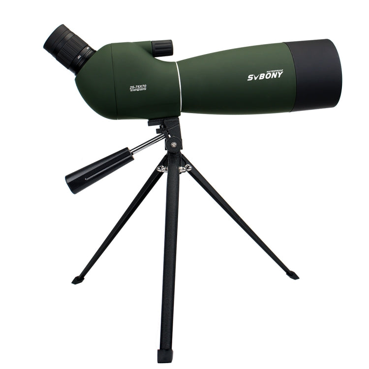 SVBONY SV28 25-75x70 HD Birding Scope With Tripod, 15mm Eyepiece, 19mm Eyepiece Red Film
