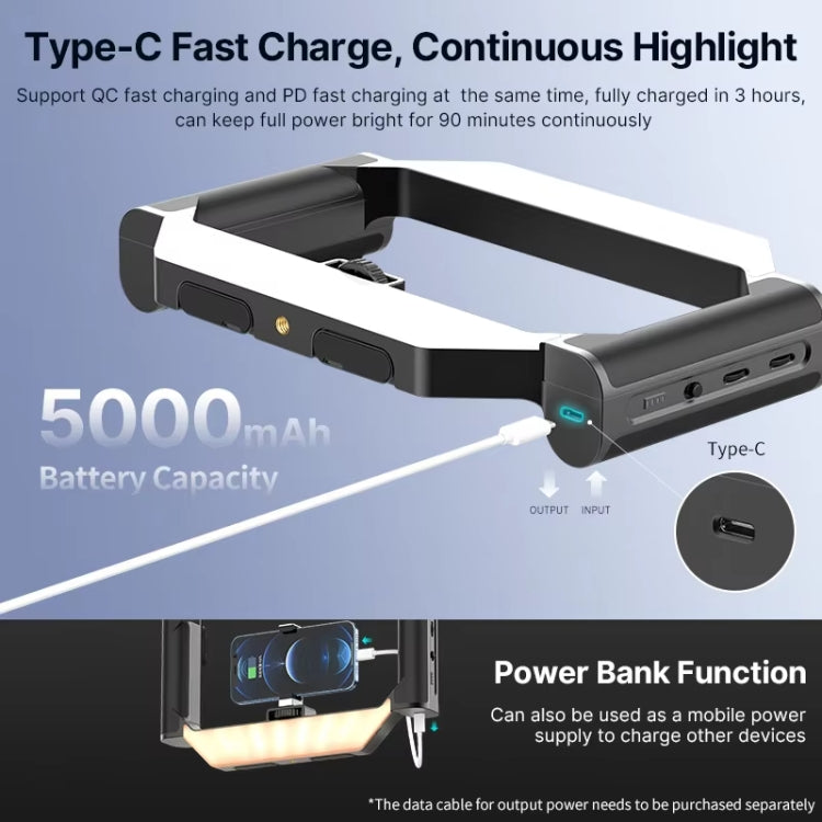 Ulanzi U-Rig  Camera Smartphone Video Rig Ring Light Rechargeable Video Light With Bluetooth Remote Control