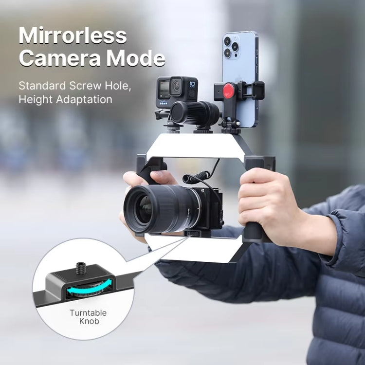 Ulanzi U-Rig  Camera Smartphone Video Rig Ring Light Rechargeable Video Light With Bluetooth Remote Control