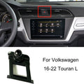 For Volkswagen Car Air Outlet Modified Mobile Phone Holder Base, 16-22 Touran L, 19-23 Polo, 18-20 Teramont, 17-20 Santana (Double Flash Square), 19-22 Bora, 19-21 Lamando