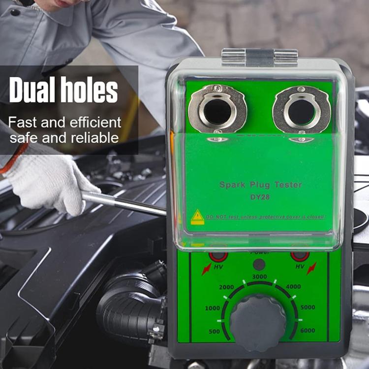 DUOYI Automobile Dual-hole Spark Plug Diagnostic Tester, DUOYI EU Plug