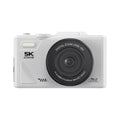 W1 5K HD Digital Camera 75MP 18X Digital Zoom WiFi Video Recorder With Flip Screen, W1 White, W1 Black