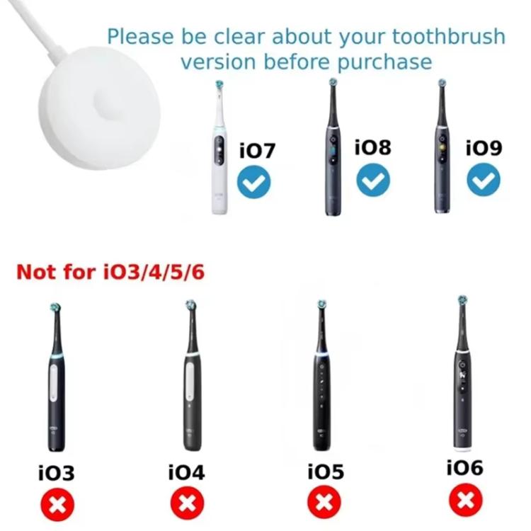 3768 Toothbrush Charger Power Adapter For Oral B IO Series 9/8/7 IO7 IO8 IO9, UK Plug, UK Plug