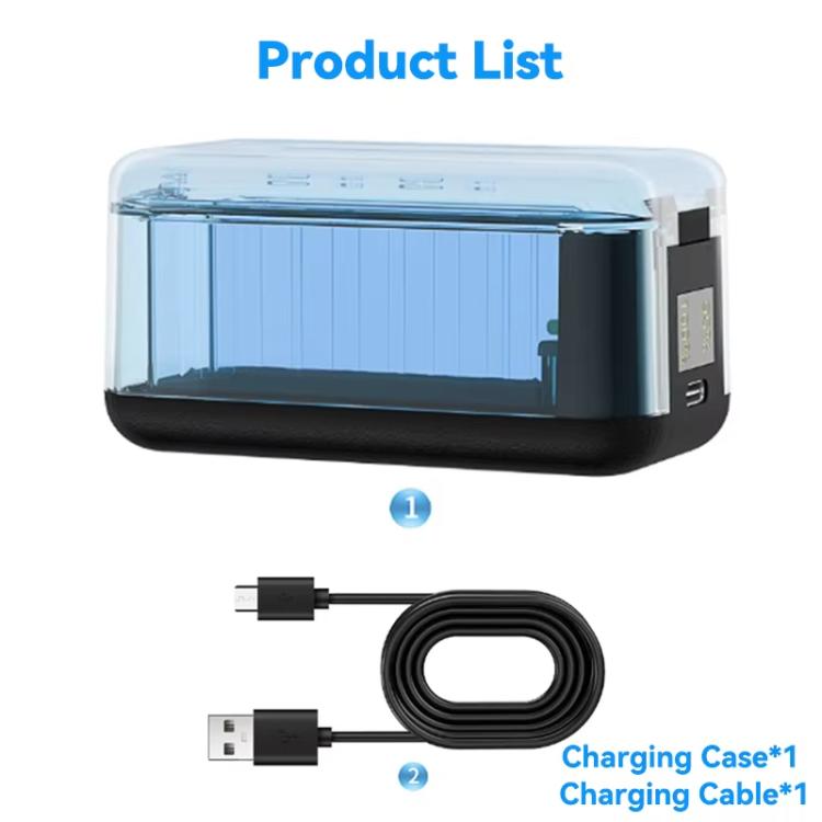 For Insta360 X5 Fast Charger With Digital Display & Dual Charging Case Battery Storage Box, For Insta360 X5