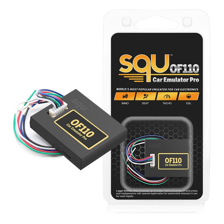 SQU OF110 Universal Car Emulator Pro IMMO, ESL, Airbag & Tacho Programmer Automotive ECU Coding & Diagnostic Tool, OF110