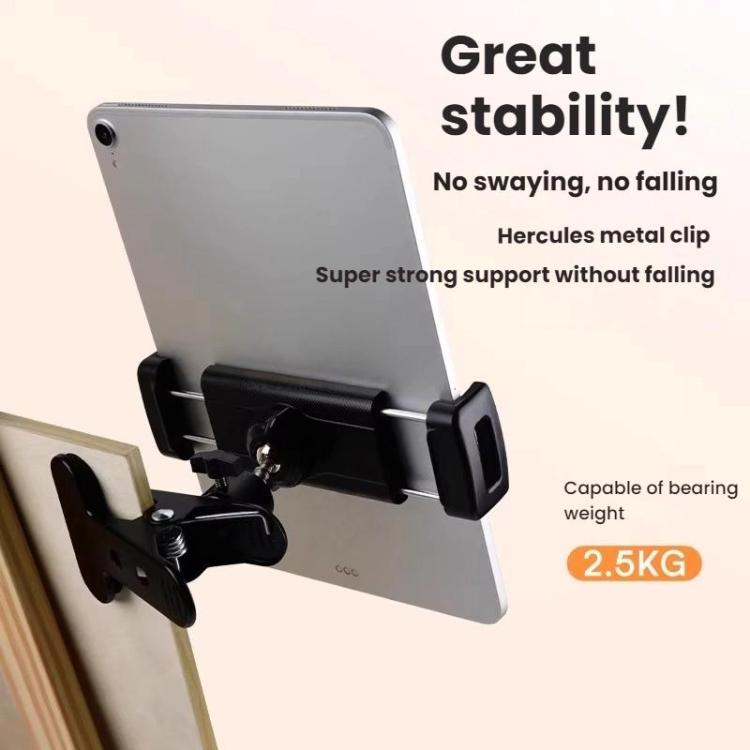 Metal Clamp Gimbal Desktop Holder, For Phones, For Phones And Tablets