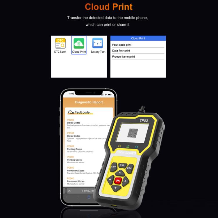 Full-System Maintenance And Reset Engine Diagnostic Tester, TP02