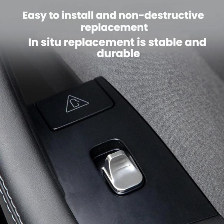 For Tesla 2025+ Model Y Juniper Window Lift Button Sticker, Tesla Model Y Juniper 7pcs /Set