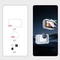 Screen Protector & Lens Film Kit Tempered Glass + Hydrogel HD Protection, For Insta360 GO Ultra  1 Set, For Insta360 GO Ultra  2 Sets