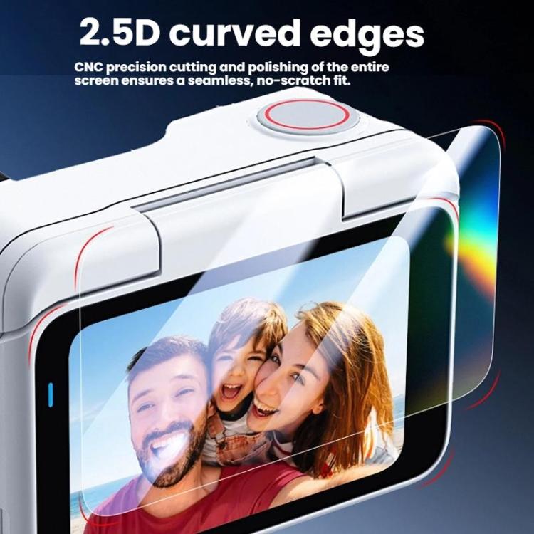 Screen Protector & Lens Film Kit Tempered Glass + Hydrogel HD Protection, For Insta360 GO Ultra  1 Set, For Insta360 GO Ultra  2 Sets