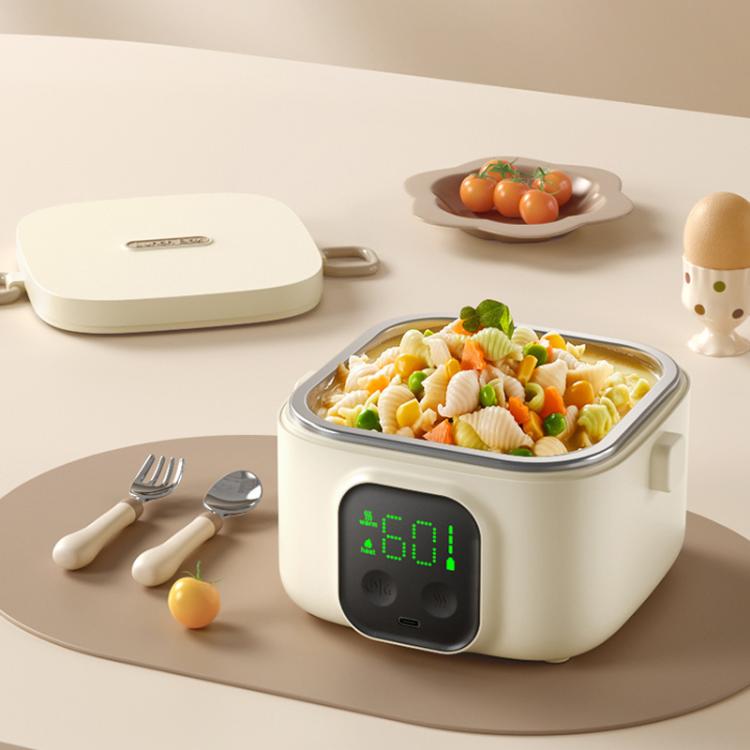 Wireless Charging Lunch Box No Water Needed With 304 Stainless Steel Inner Pot, FH-2B 500 ml, FH-2A 800 ml