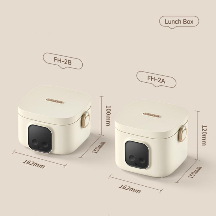 Wireless Charging Lunch Box No Water Needed With 304 Stainless Steel Inner Pot, FH-2B 500 ml, FH-2A 800 ml