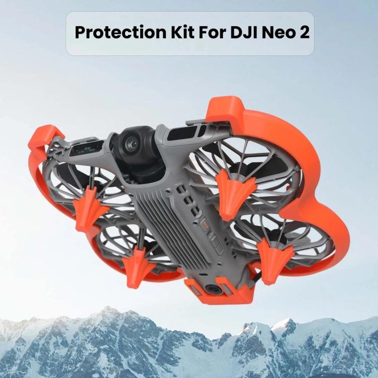 For DJI Neo 2 Drone Propeller Guards Kit Anti-Collision Rings Durable Safety Accessories, No Video Transmission Orange, No Video Transmission Gray, No Video Transmission Black, Support Video Add-Ons Orange, Support Video Add-Ons Gray                   ...