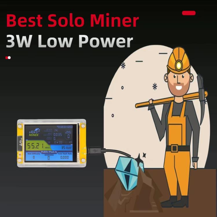 NerdMiner V2 2.8 Inch Smart Display Crypto Solo Lottery