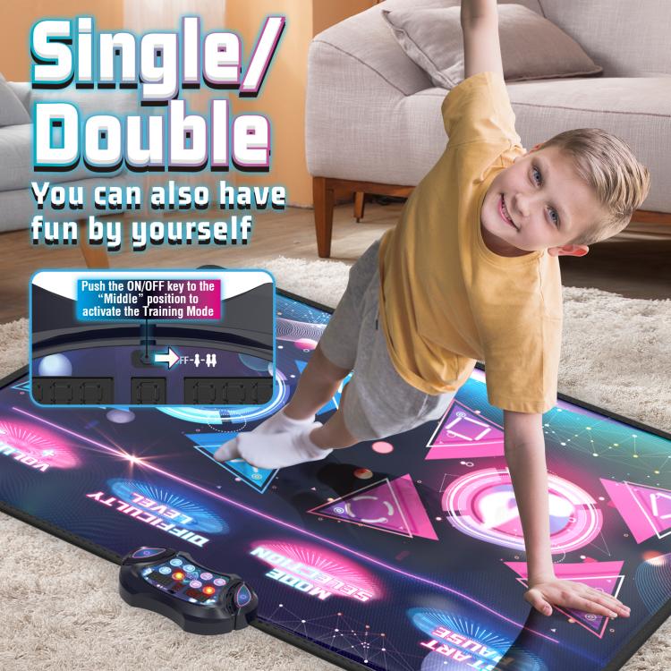 Dancing Challenge Playmat Wireless Dance Mat Dual Player Gaming Pad
