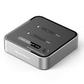 Blueendless SD08 Dual-Bay NVMe SSD Enclosure M.2 Offline Cloning Device 20Gbps High-Speed Solid-State Drive Case, US Plug, EU Plug, UK Plug