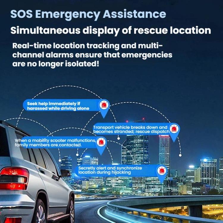 Car GPS Multi-Mode Satellite Anti-Theft Positioning Tracking Device+Lifetime Platform, 2G-D Standalone, 4G-SA-D Standalone