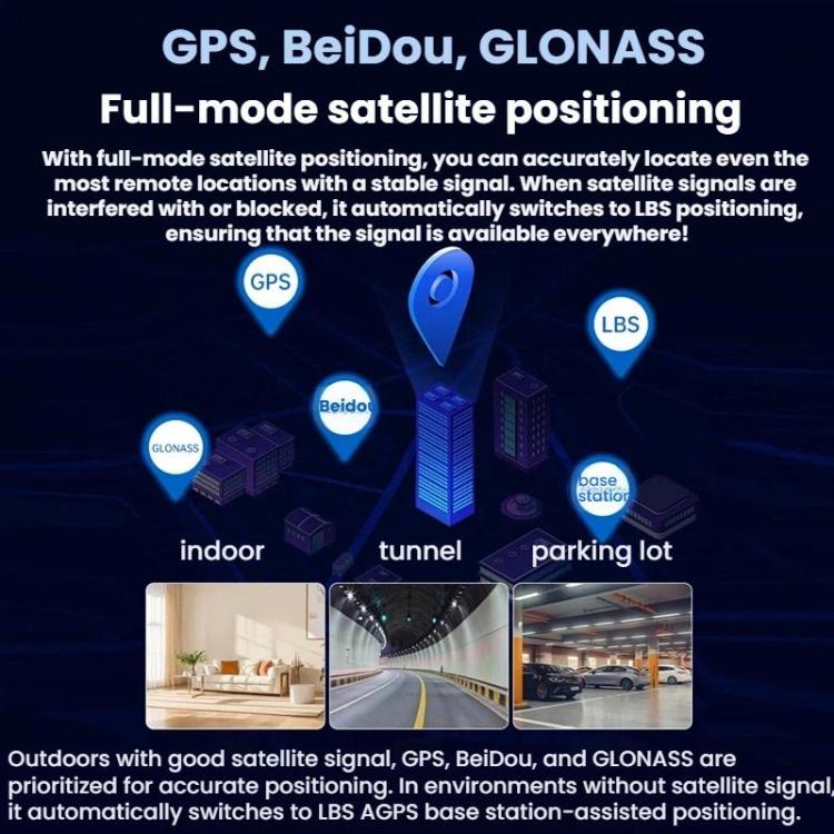 Car GPS Multi-Mode Satellite Anti-Theft Positioning Tracking Device+Lifetime Platform, 2G-D Standalone, 4G-SA-D Standalone