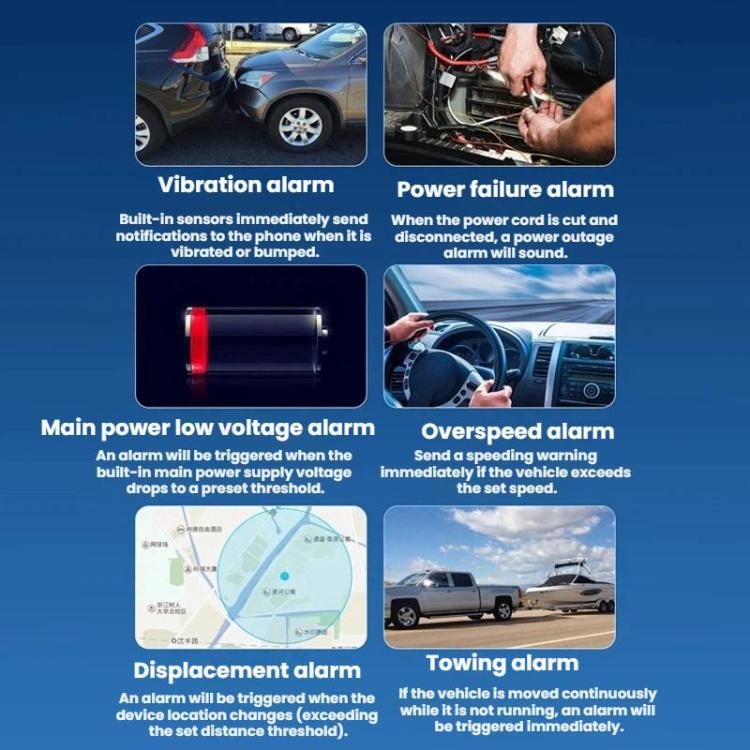 Car GPS Multi-Mode Satellite Anti-Theft Positioning Tracking Device+Lifetime Platform, 2G-D Standalone, 4G-SA-D Standalone