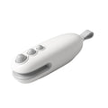 Magnetic Mini Sealer Machine Rechargeable Food Saver with Type-C, Two-Mode for Sealing & Opening Bags, White, Blue