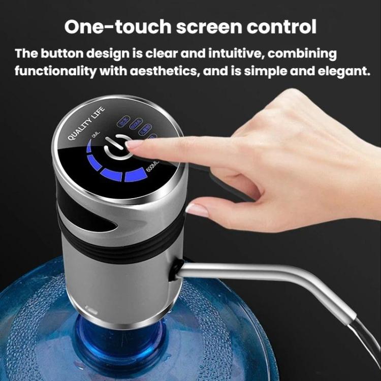 Touch Control Electric Water Dispenser With Child Lock Portable Rechargeable Bottled Water Pump