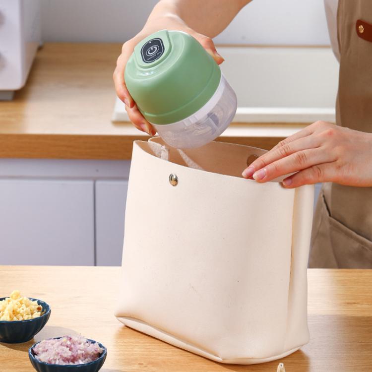 Wireless Electric Food Chopper Rechargeable Mini Food Processor for Garlic, Meat, Baby Food, 100ml 2-Blade White, 100ml 2-Blade Pink, 100ml 2-Blade Green, 250ml 3-Blade White, 250ml 3-Blade Pink, 250ml 3-Blade Green