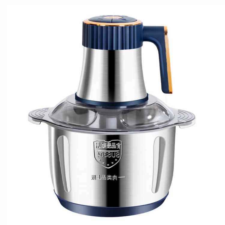 5L Large-Capacity Stainless Steel Meat Grinder Home Food Processor High-Power Electric Baby Food Maker, EU Plug, US Plug, UK Plug