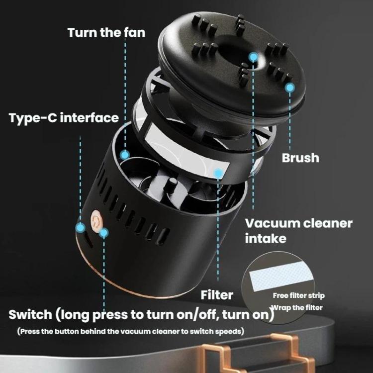 Car Ashtray Indoor Office Vacuum Cleaner
