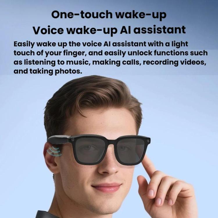 V03-T6 Smart Glasses Support 8MP Camera, Video Recording, Audio Recording & AI Translation