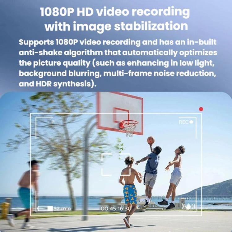 V03-T6 Smart Glasses Support 8MP Camera, Video Recording, Audio Recording & AI Translation