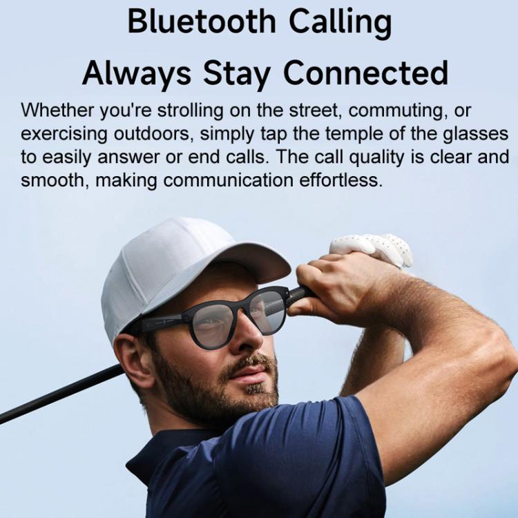 M88 Smart Glasses Support 2MP Camera, 720P Video Recording, AI Simultaneous Translation & Human Recognition