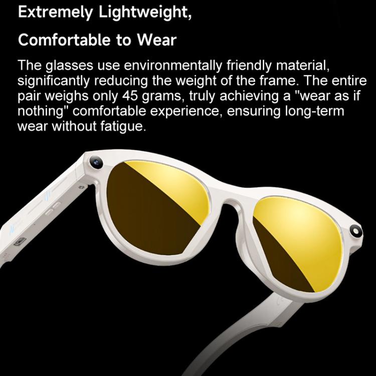 M88 Smart Glasses Support 2MP Camera, 720P Video Recording, AI Simultaneous Translation & Human Recognition