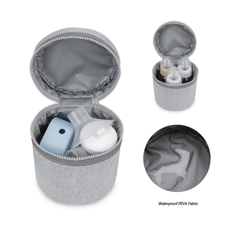 Baby Bottle Cooler Bag Storage Pouch for Breast Pump, Baby Bottles Outing Stroller Hanging Bag