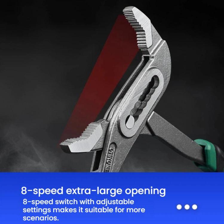 Multi-Function Water Pump Pliers 8-Position Adjustable Jaw For Secure Grip Slip-Joint Pliers, 8-inch, 10-inch, 12-inch