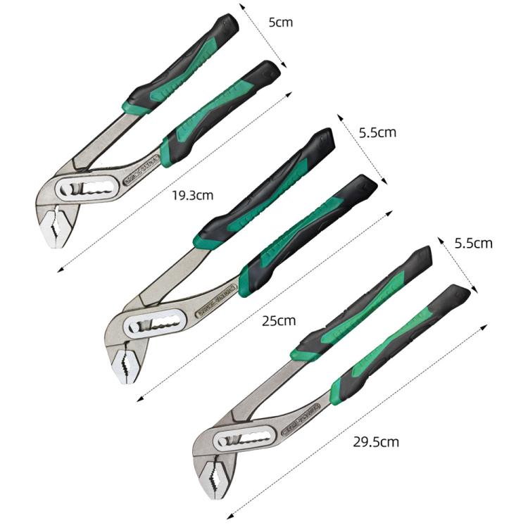 Multi-Function Water Pump Pliers 8-Position Adjustable Jaw For Secure Grip Slip-Joint Pliers, 8-inch, 10-inch, 12-inch